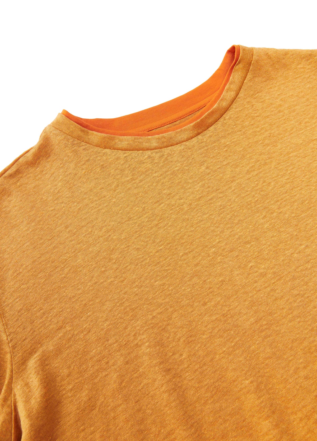 T-Shirt / JNBY Linen Silk Blend Relaxed Long Sleeve Tee