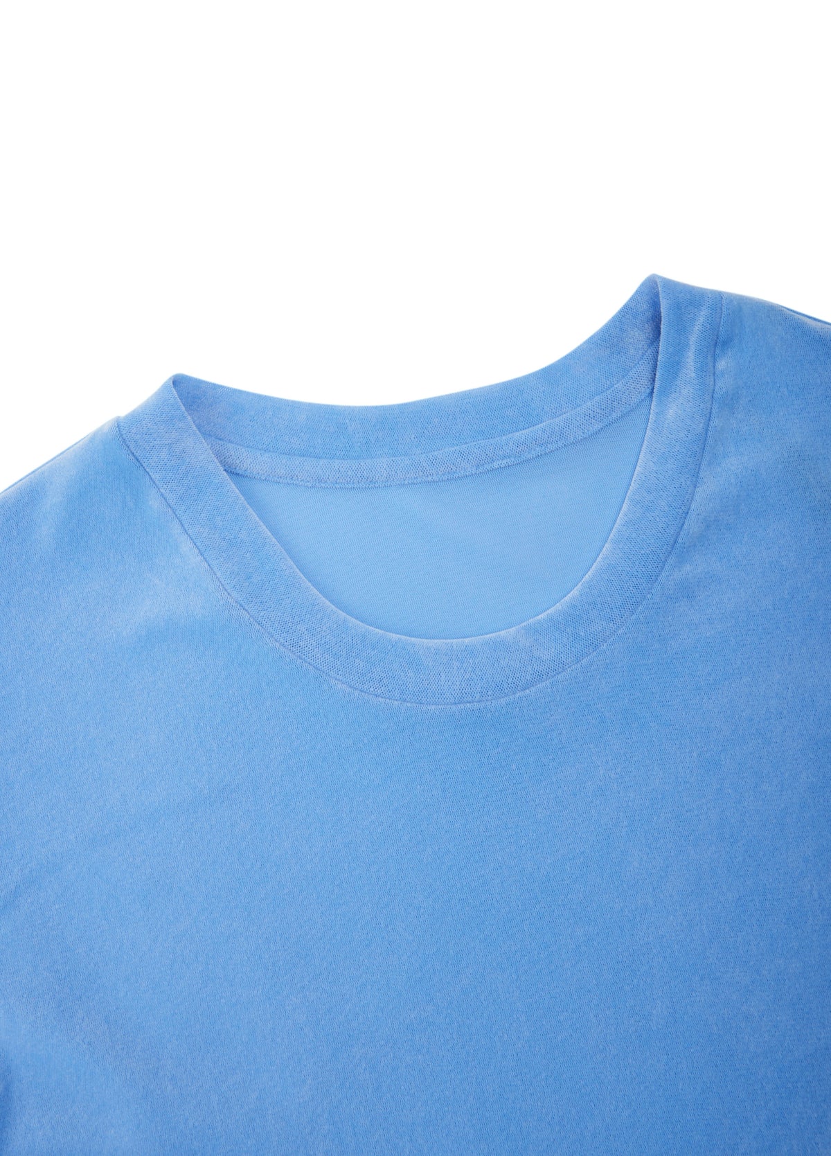 T-Shirt / JNBY Nylon Flocked Mesh Long Sleeve Top