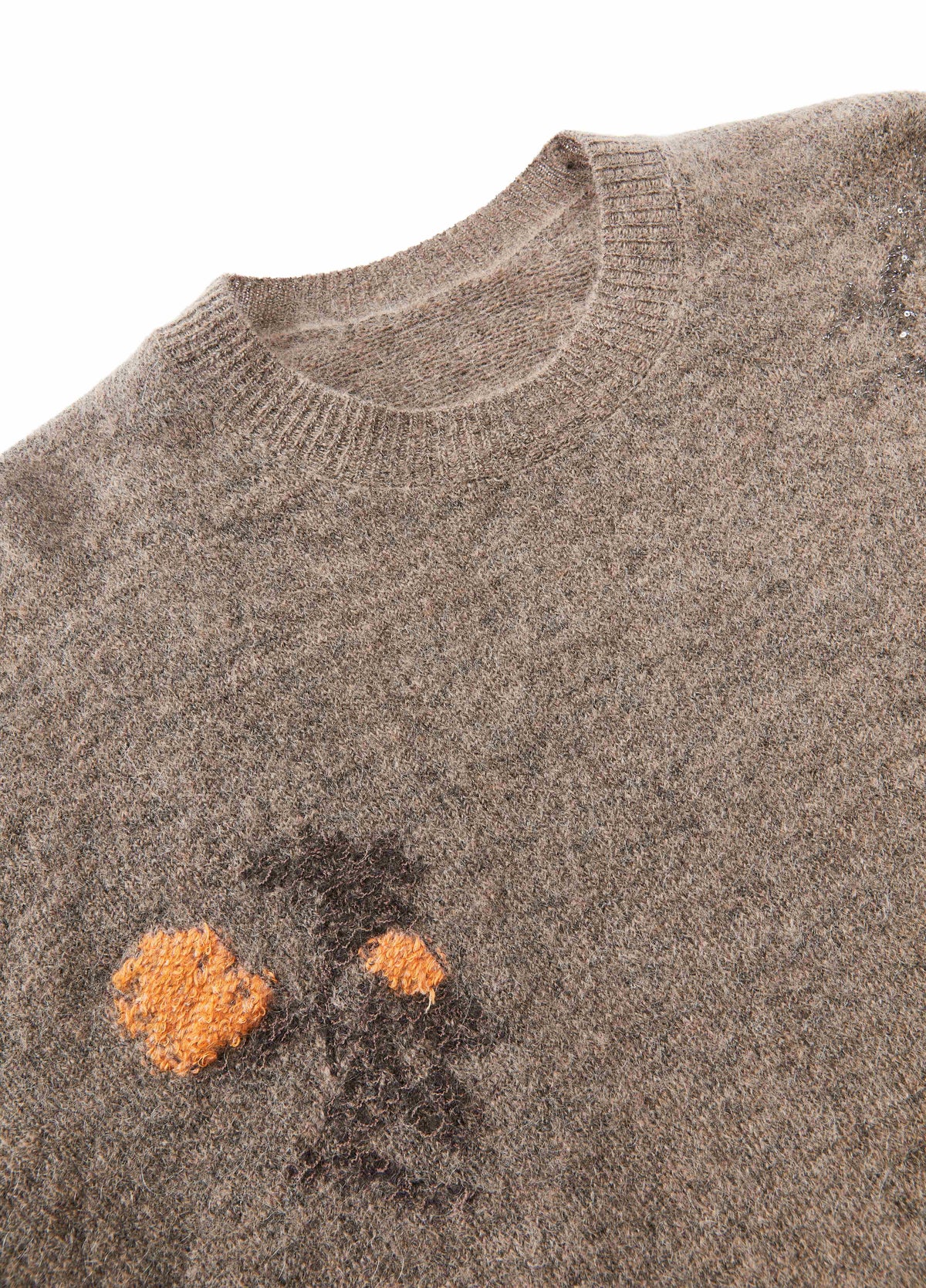 Sweater / JNBY Mohair Blend Oversized Floral Jacquard Pullover