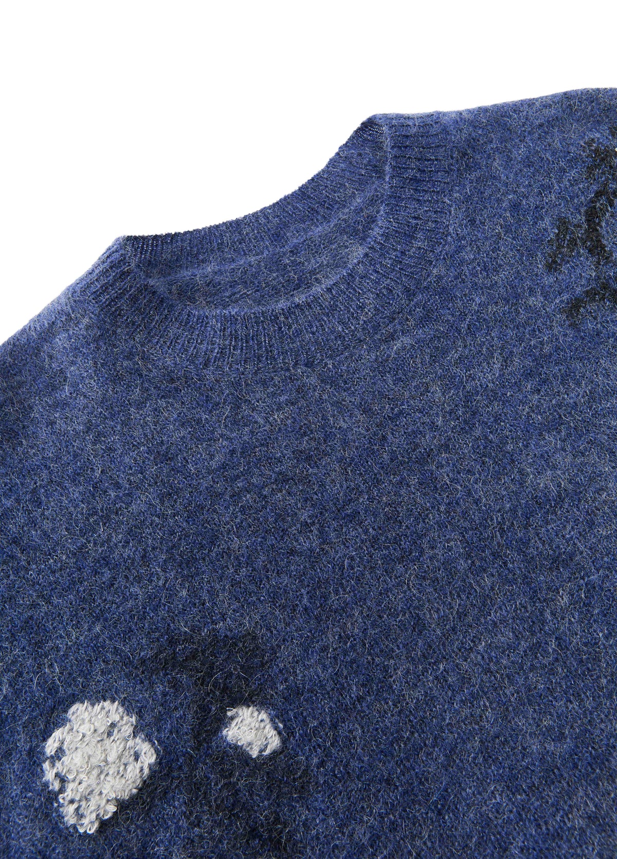 Sweater / JNBY Mohair Blend Oversized Floral Jacquard Pullover