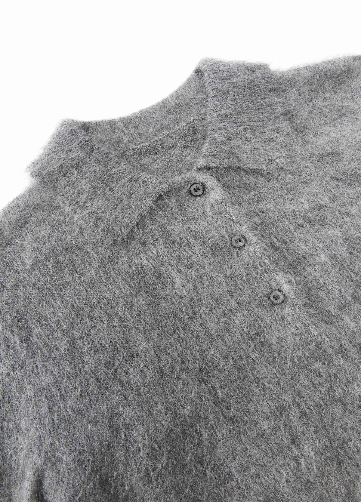 Sweater / JNBY Mohair Wool Blend Collared Pullover