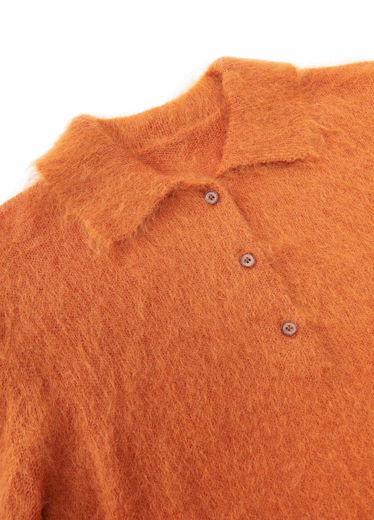 Sweater / JNBY Mohair Wool Blend Collared Pullover
