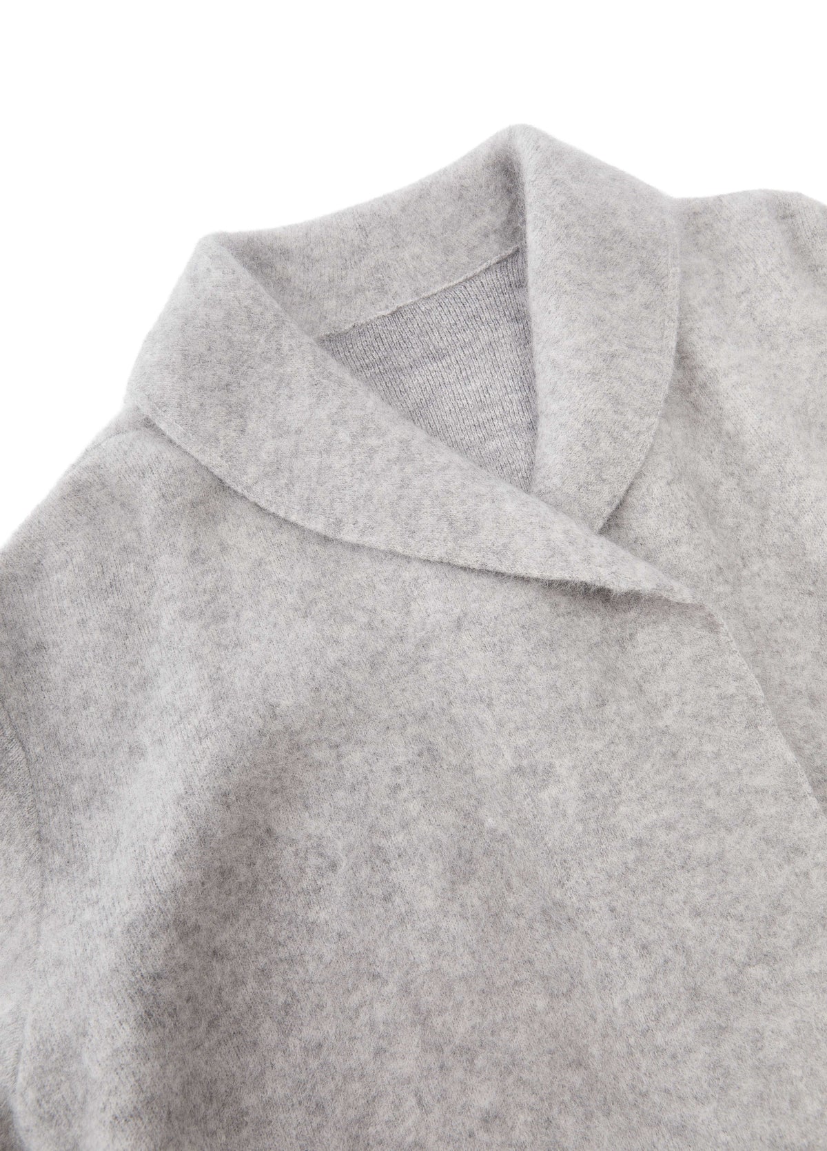 Cardigan / JNBY Wool Cashmere Blend Jacquard Open Front Sweater