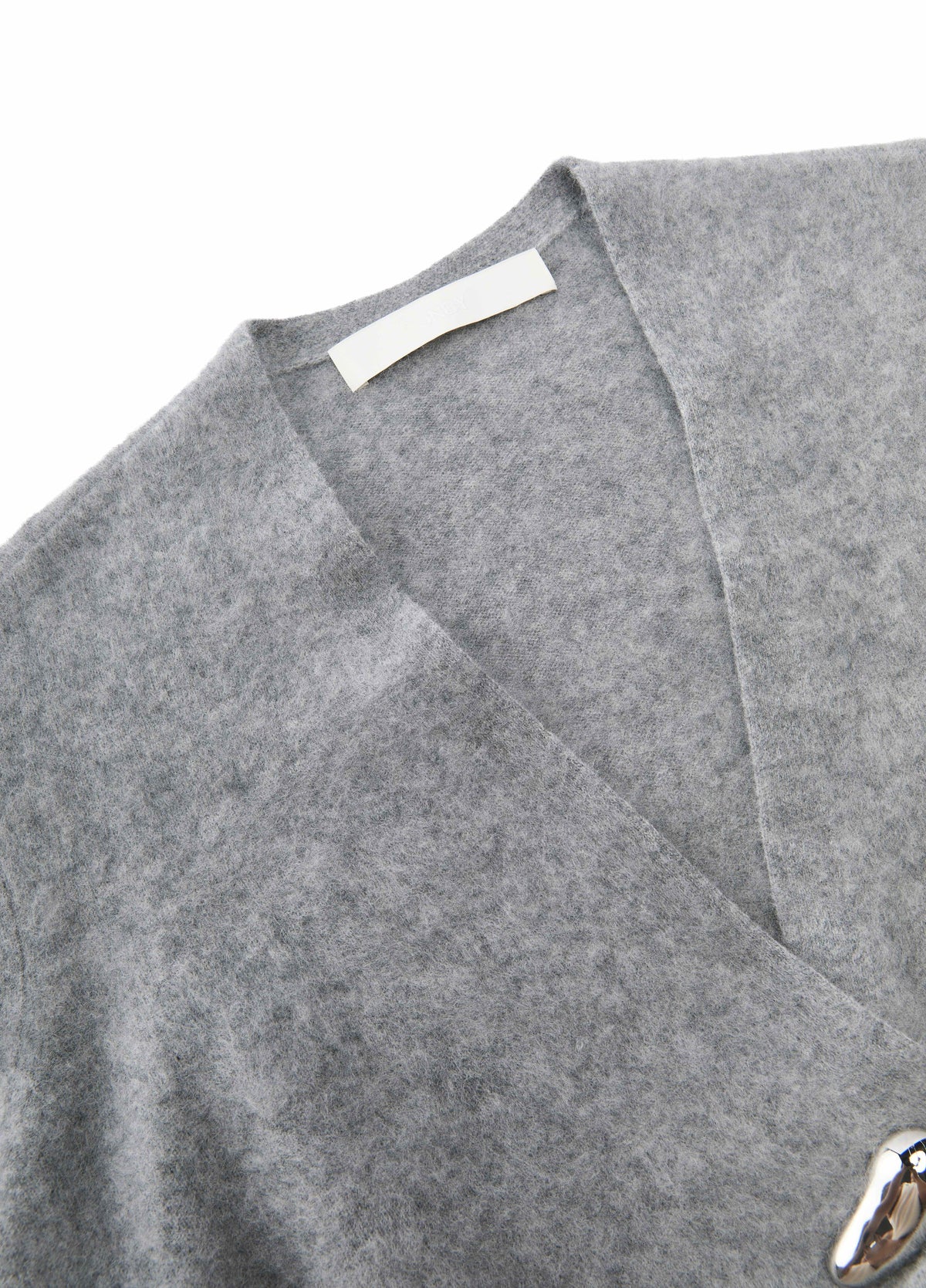 Cardigan / JNBY 100% Wool V-Neck Cropped Sweater