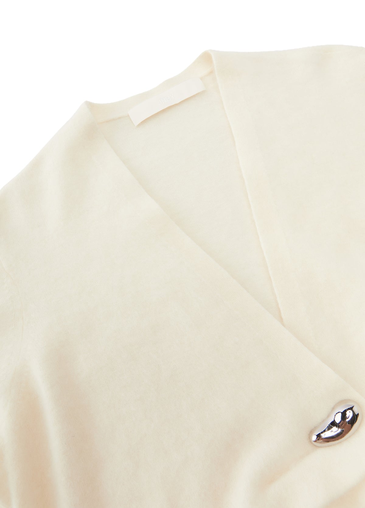 Cardigan / JNBY 100% Wool V-Neck Cropped Sweater