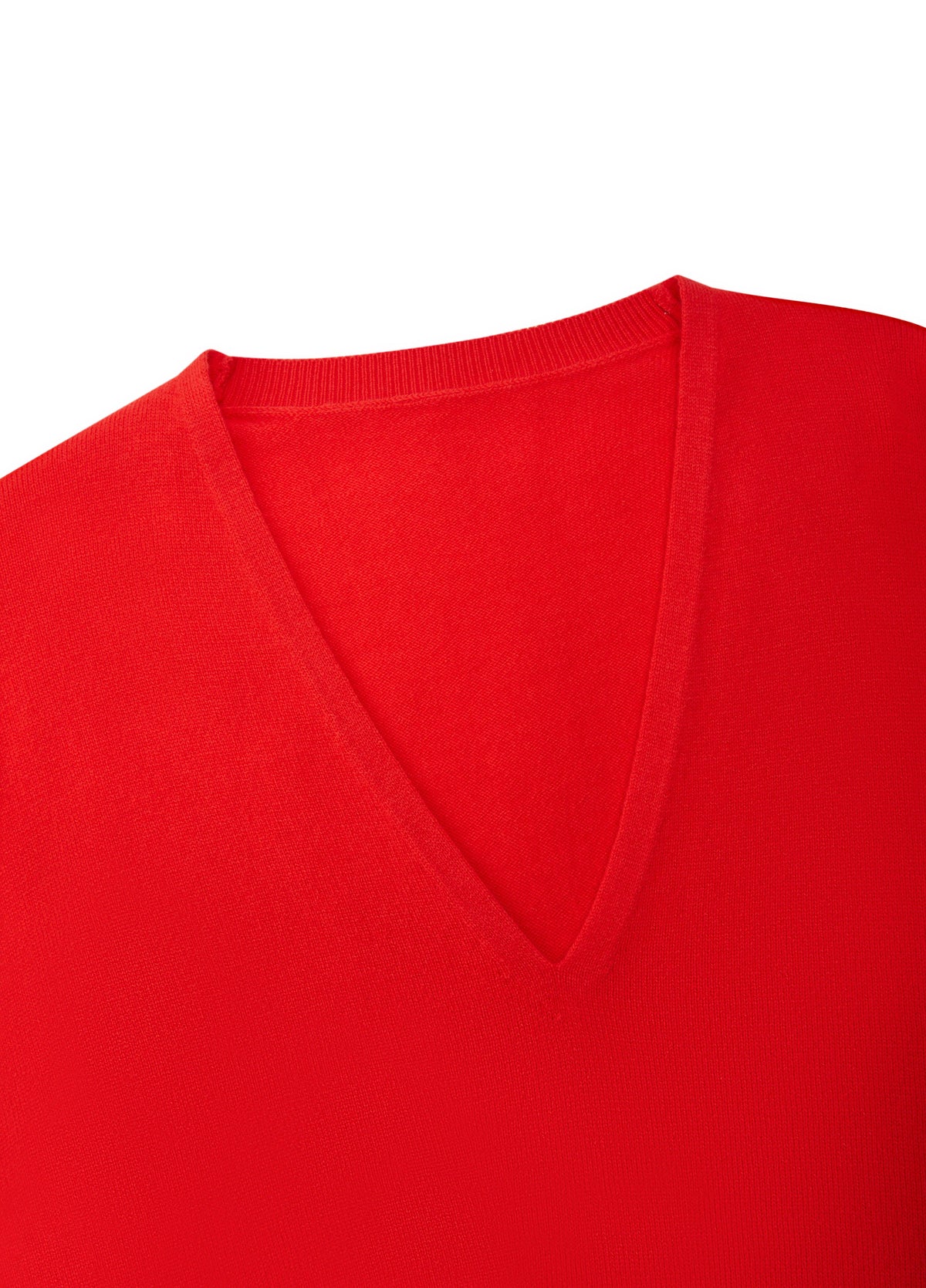 Sweater / JNBY 100% Merino Wool V-Neck Oversized Pullover