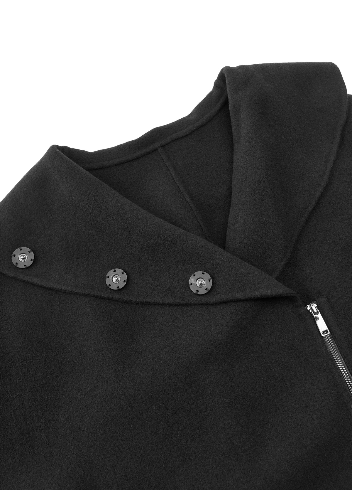 Coat / JNBY Wool Blend Double-Face T-Silhouette Coat