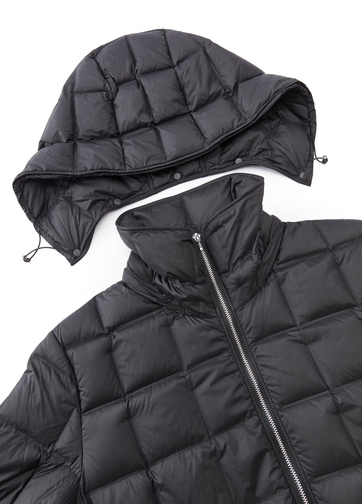 Coat / JNBY A-Line Long Down Coat with Detachable Hood