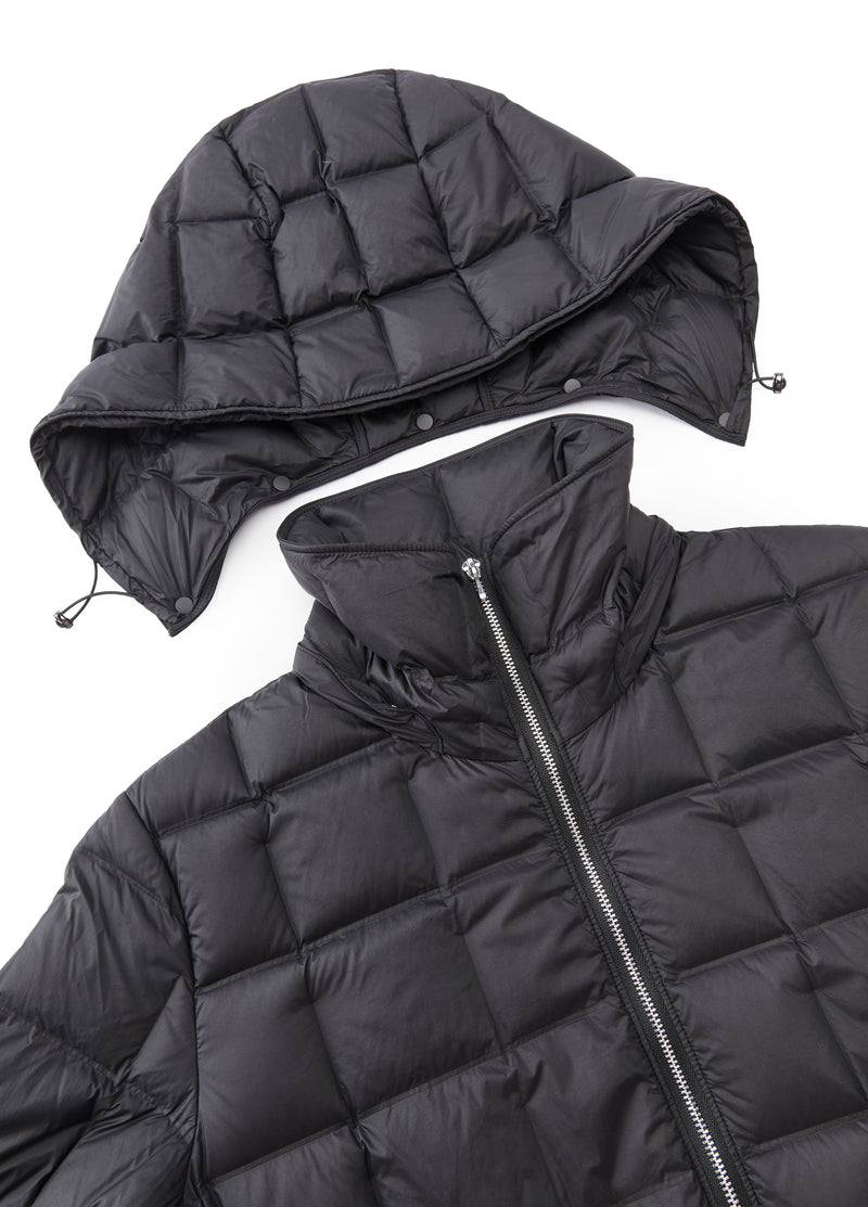 Coat / JNBY A-Line Long Down Coat with Detachable Hood