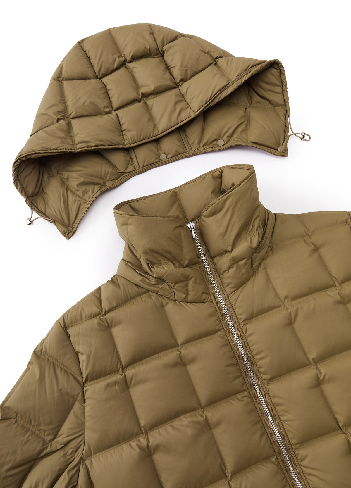 Coat / JNBY A-Line Long Down Coat with Detachable Hood