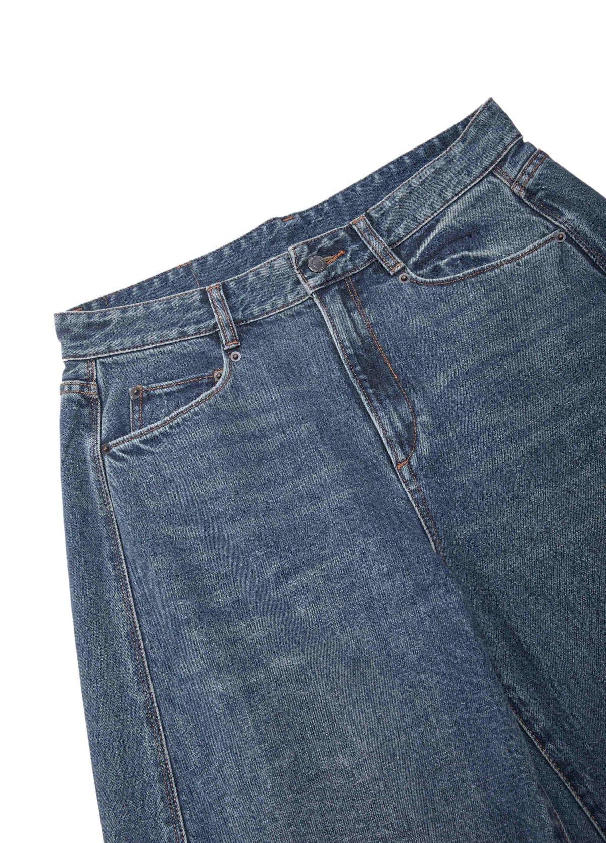 Jeans / JNBY High-Waist Banana Cut Denim Trousers