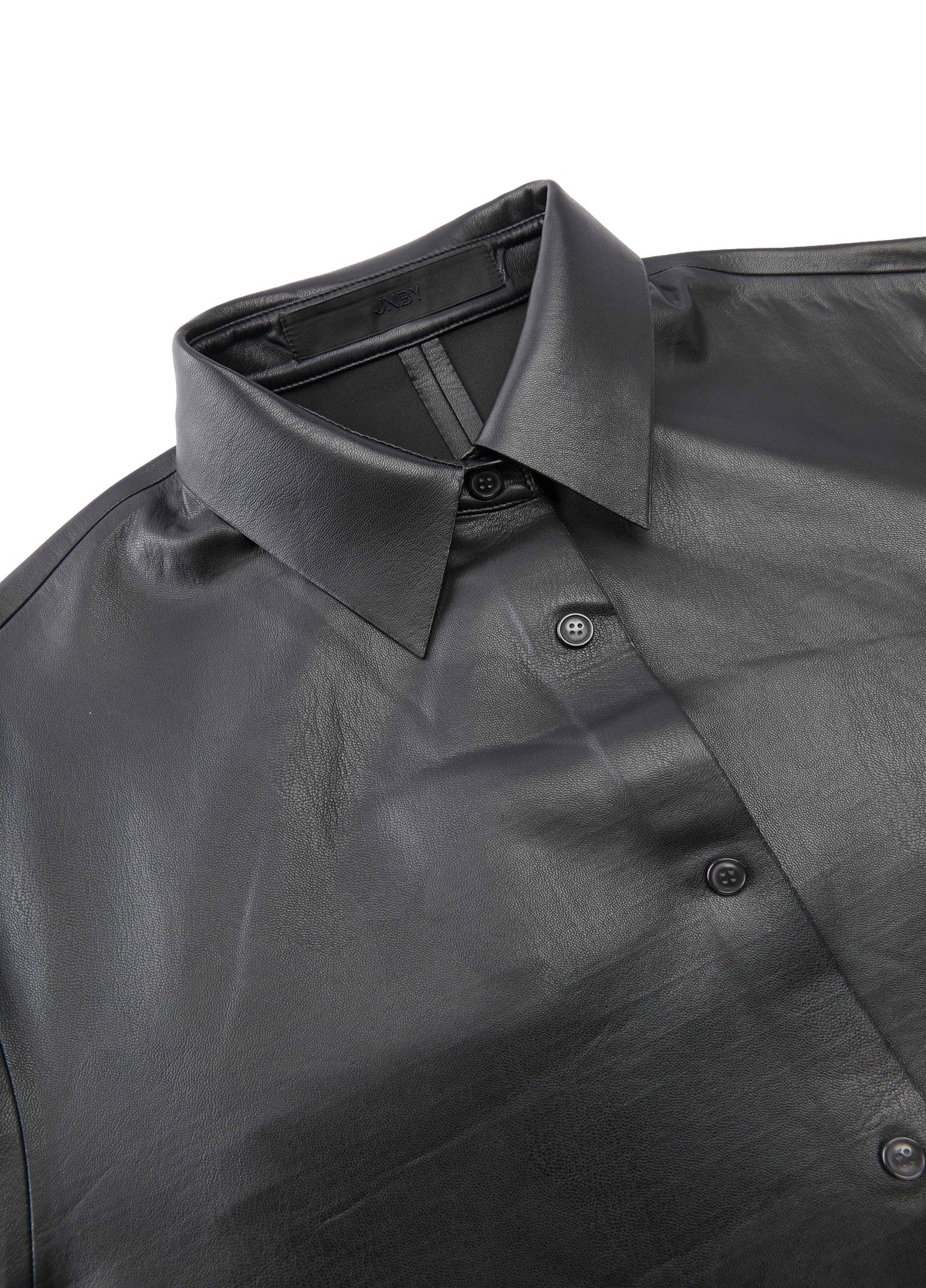 Jacket / JNBY Oversized Faux Leather Shirt Jacket