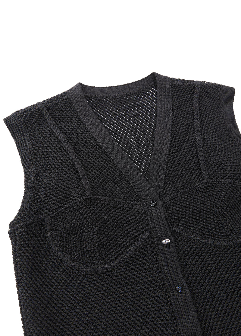 Vest / JNBY Washi Paper Blend Knit Vest