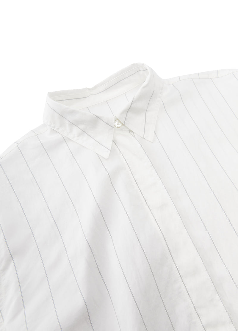 Shirt / JNBY Oversized Modal Striped Long Sleeve Shirt