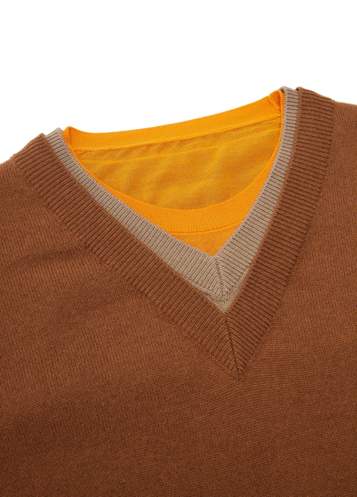 Sweater / JNBY Merino Wool Cashmere Blend V-Neck Pullover