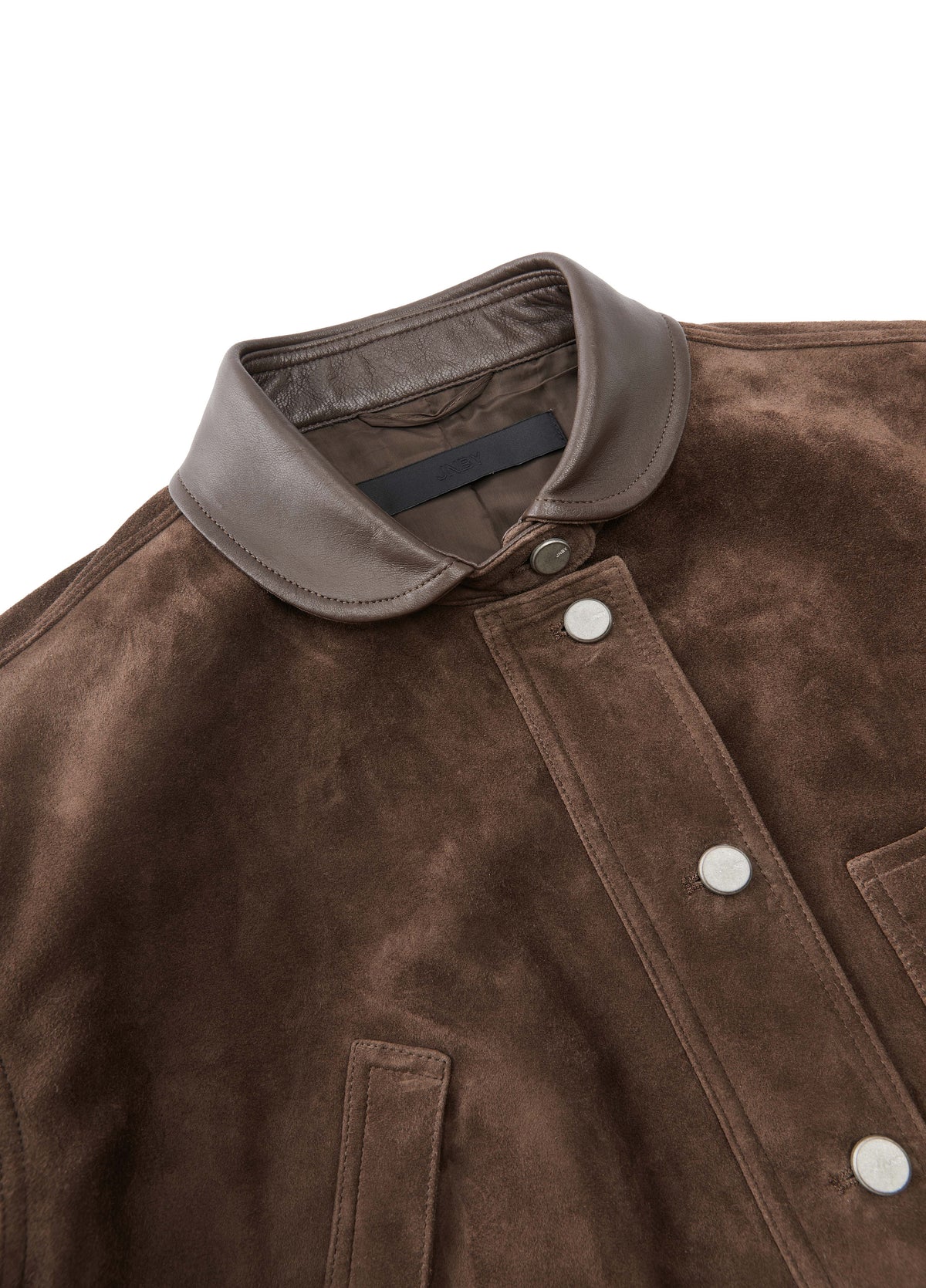 Jacket / JNBY Relaxed Suede Leather Biker Jacket