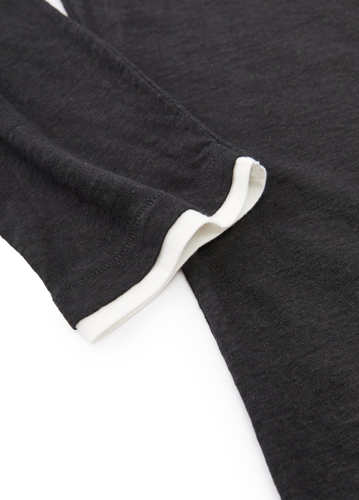 T-Shirt / JNBY Linen Silk Blend Relaxed Long Sleeve Tee