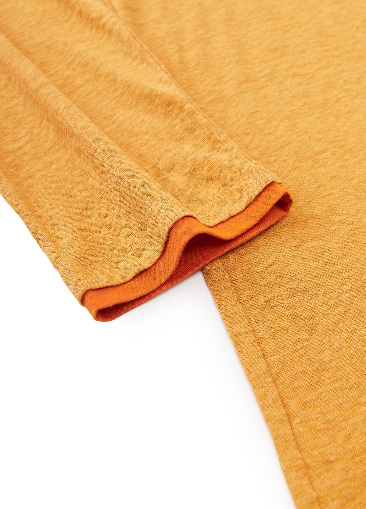 T-Shirt / JNBY Linen Silk Blend Relaxed Long Sleeve Tee