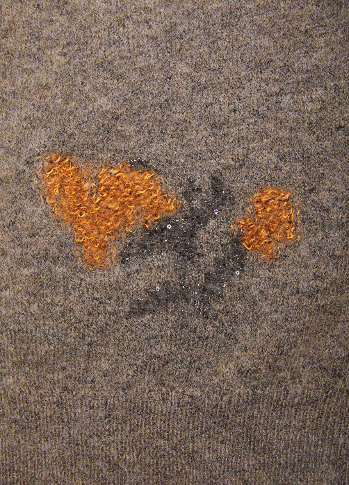 Cardigan / JNBY Mohair Blend Floral Jacqueline Short Sweater