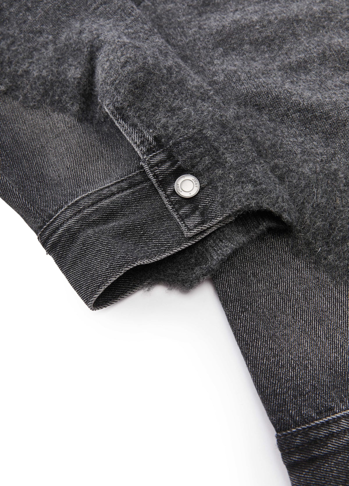 Cardigan / JNBY Wool Yak Blend Denim Patchwork