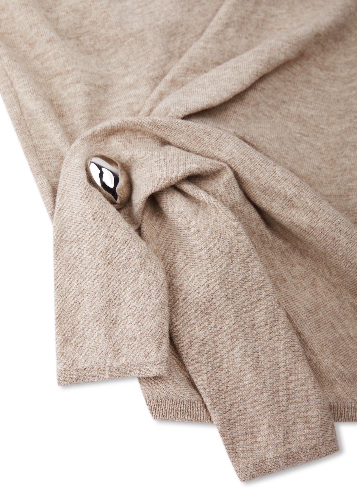 Sweater / JNBY 100% Merino Wool V-Neck Oversized Pullover