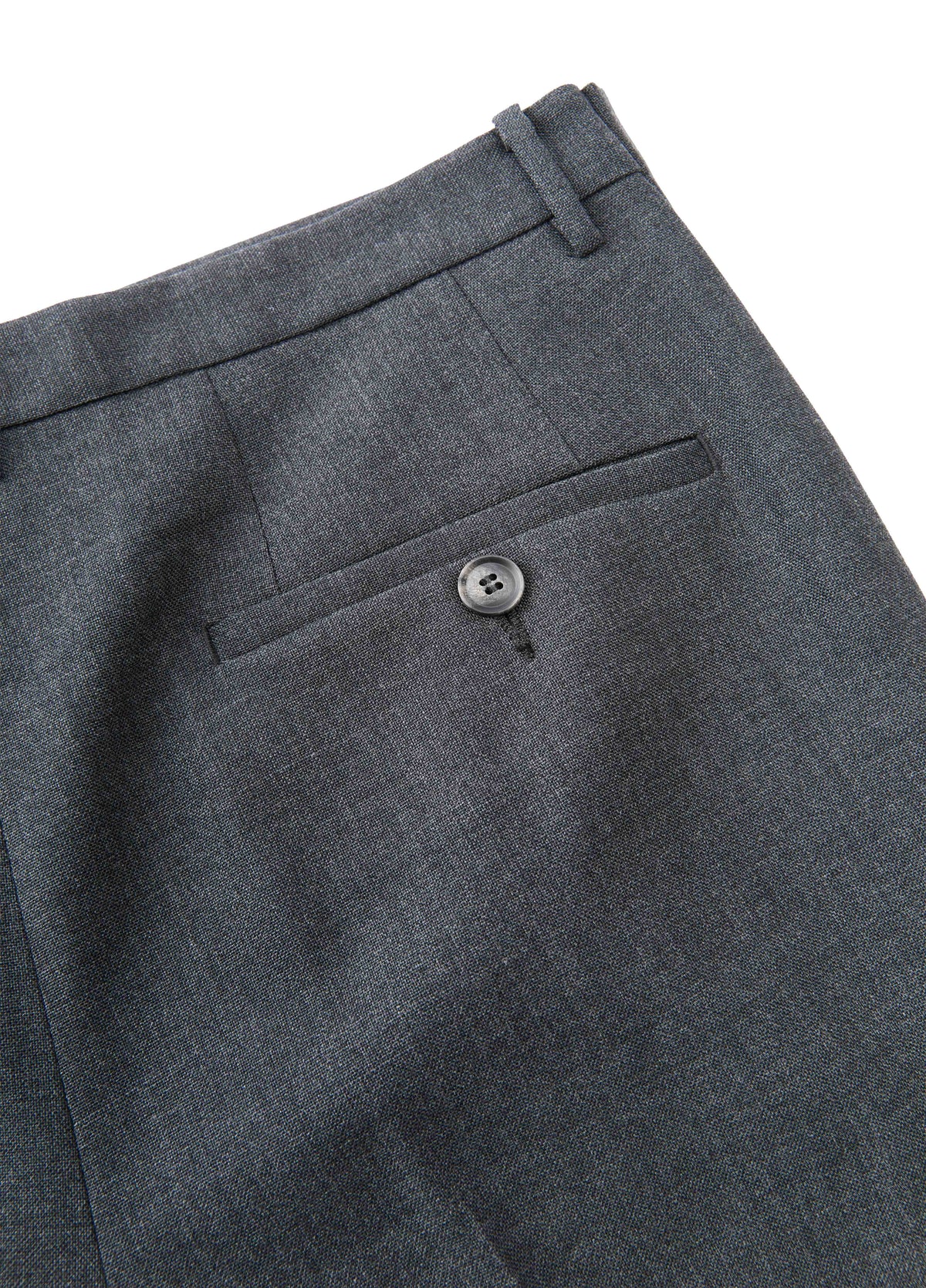 Pants / JNBY Wool Blend Straight-Leg Cropped Trousers