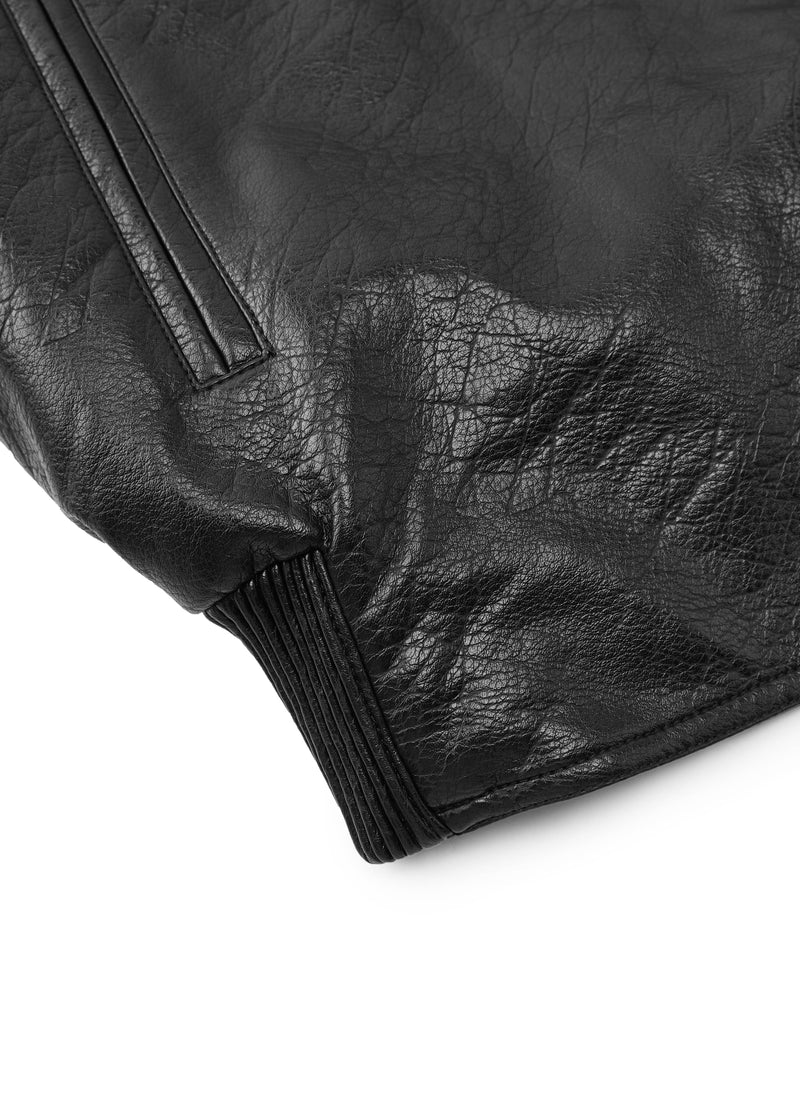 Jacket / JNBY O-Shape Faux Leather Jacket