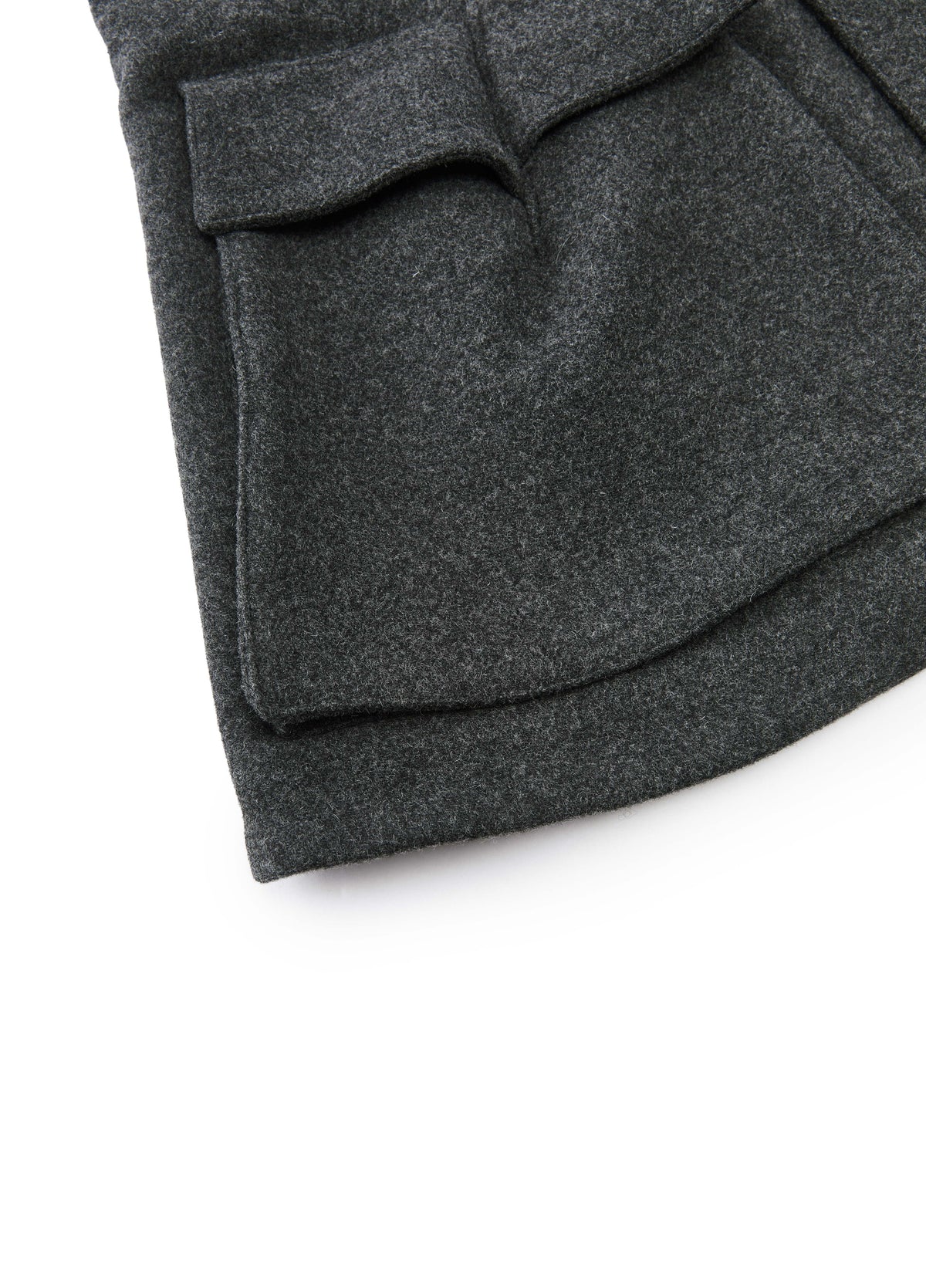 Vest / JNBY Wool Melton Stand Collar Sleeveless Vest