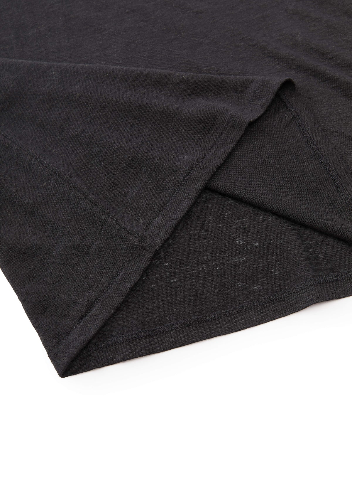 T-Shirt / JNBY Linen Silk Blend Relaxed Long Sleeve Tee