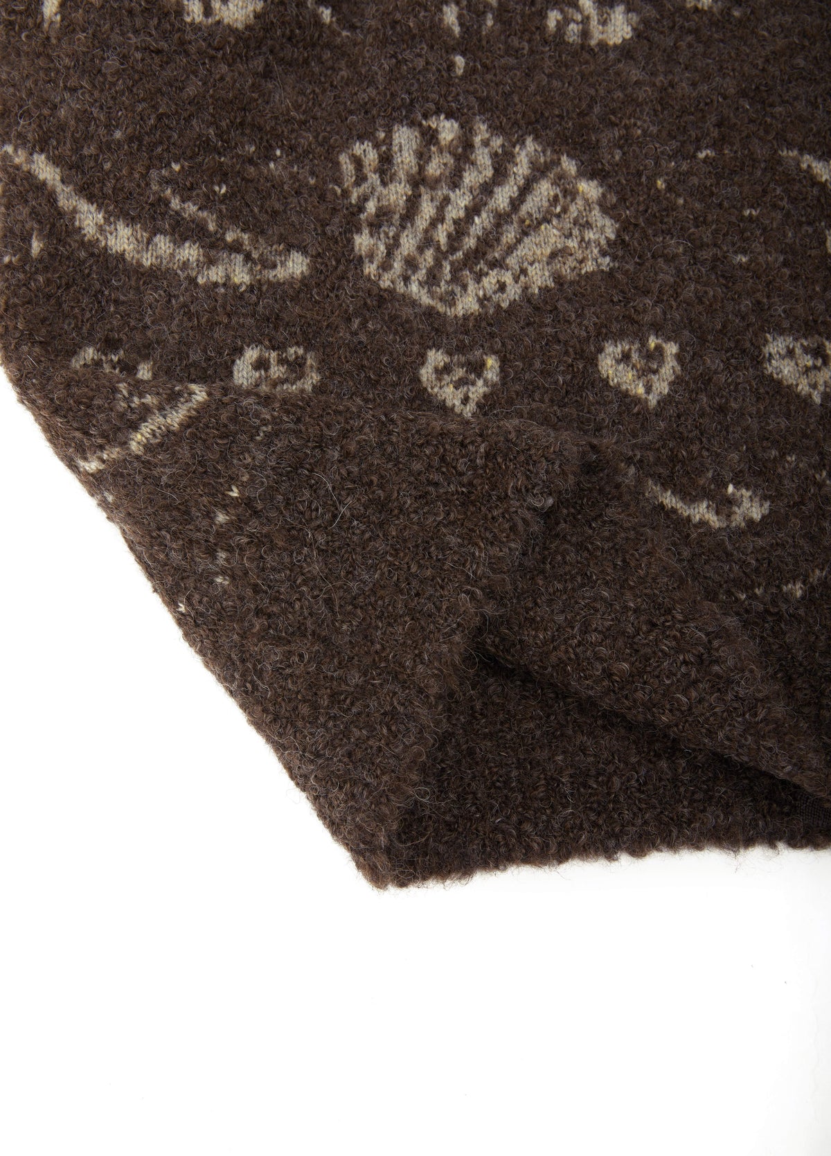 Cardigan / JNBY Alpaca Blend Jacquard Open Front Sweater