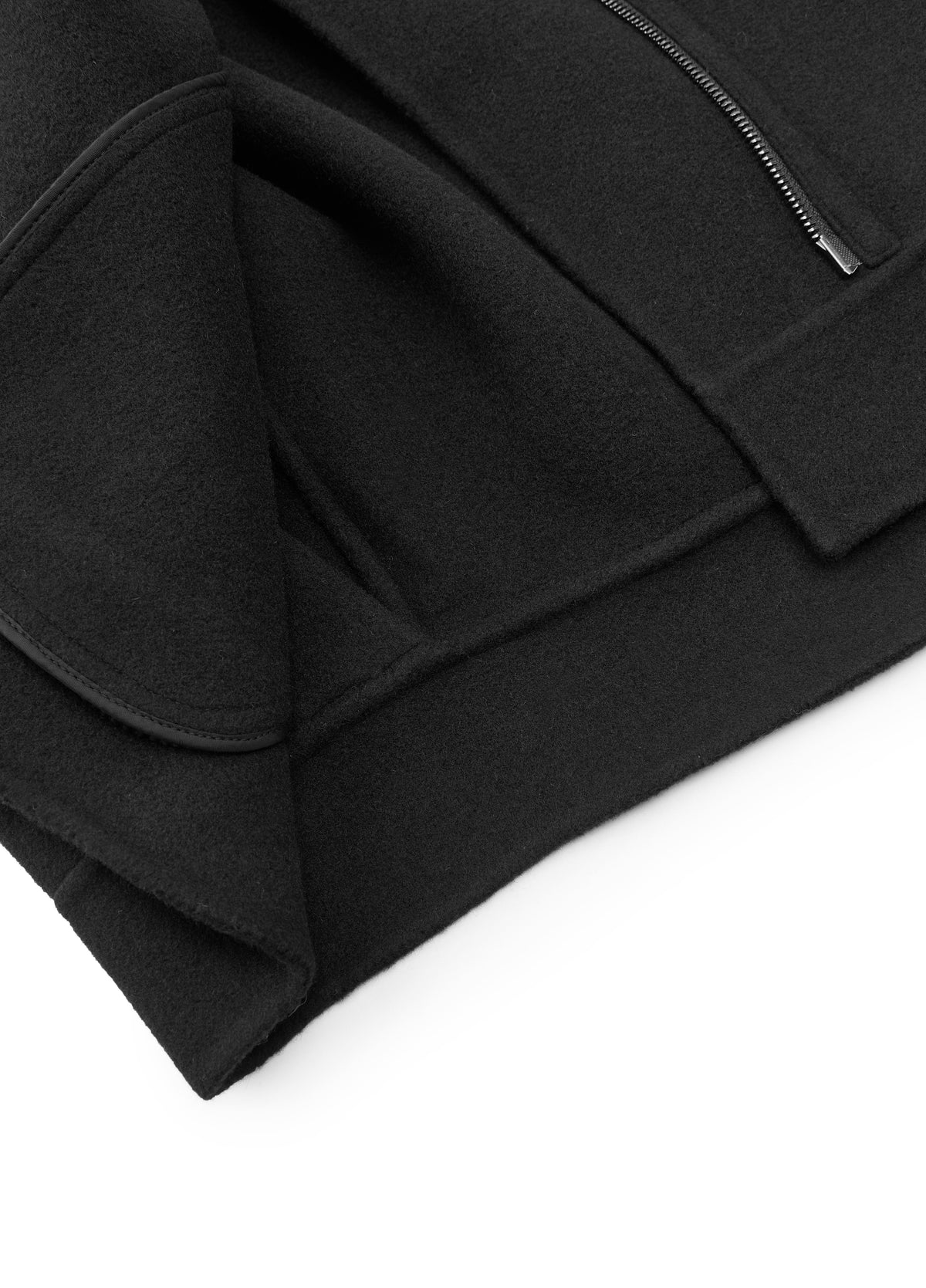 Coat / JNBY Wool Blend Double-Face T-Silhouette Coat