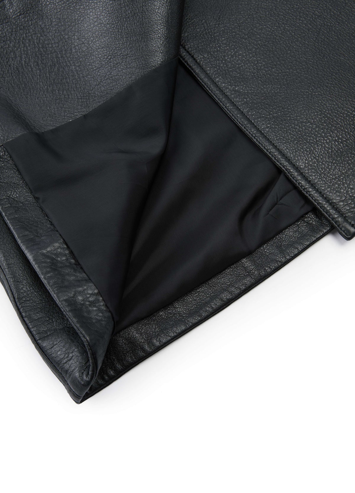 Coat / JNBY Long Double-Breasted Sheepskin Leather Jacket