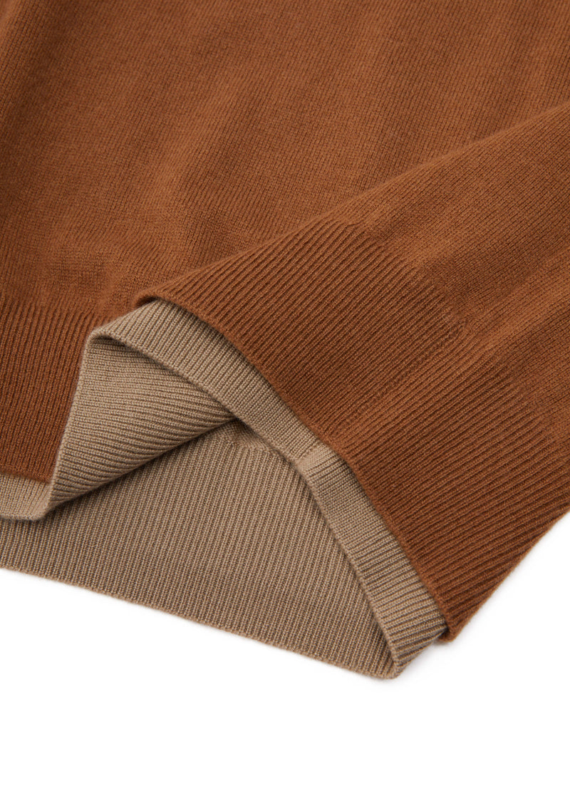 Sweater / JNBY Merino Wool Cashmere Blend V-Neck Pullover