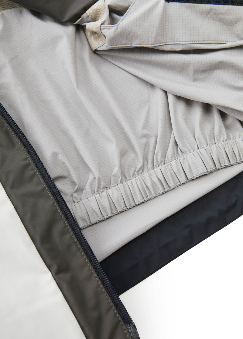 Jacket / JNBY Oversized Hooded Spliced Memory Fabric Jacket