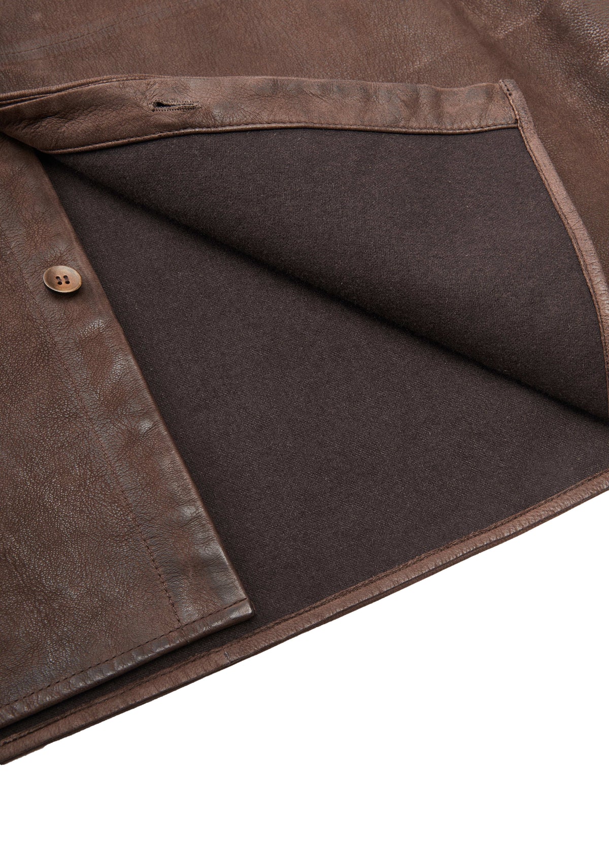 Jacket / JNBY Relaxed Fit Sheepskin Leather Jacket