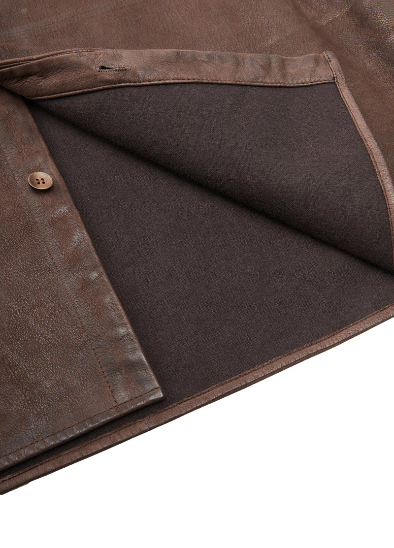 Jacket / JNBY Relaxed Fit Sheepskin Leather Jacket