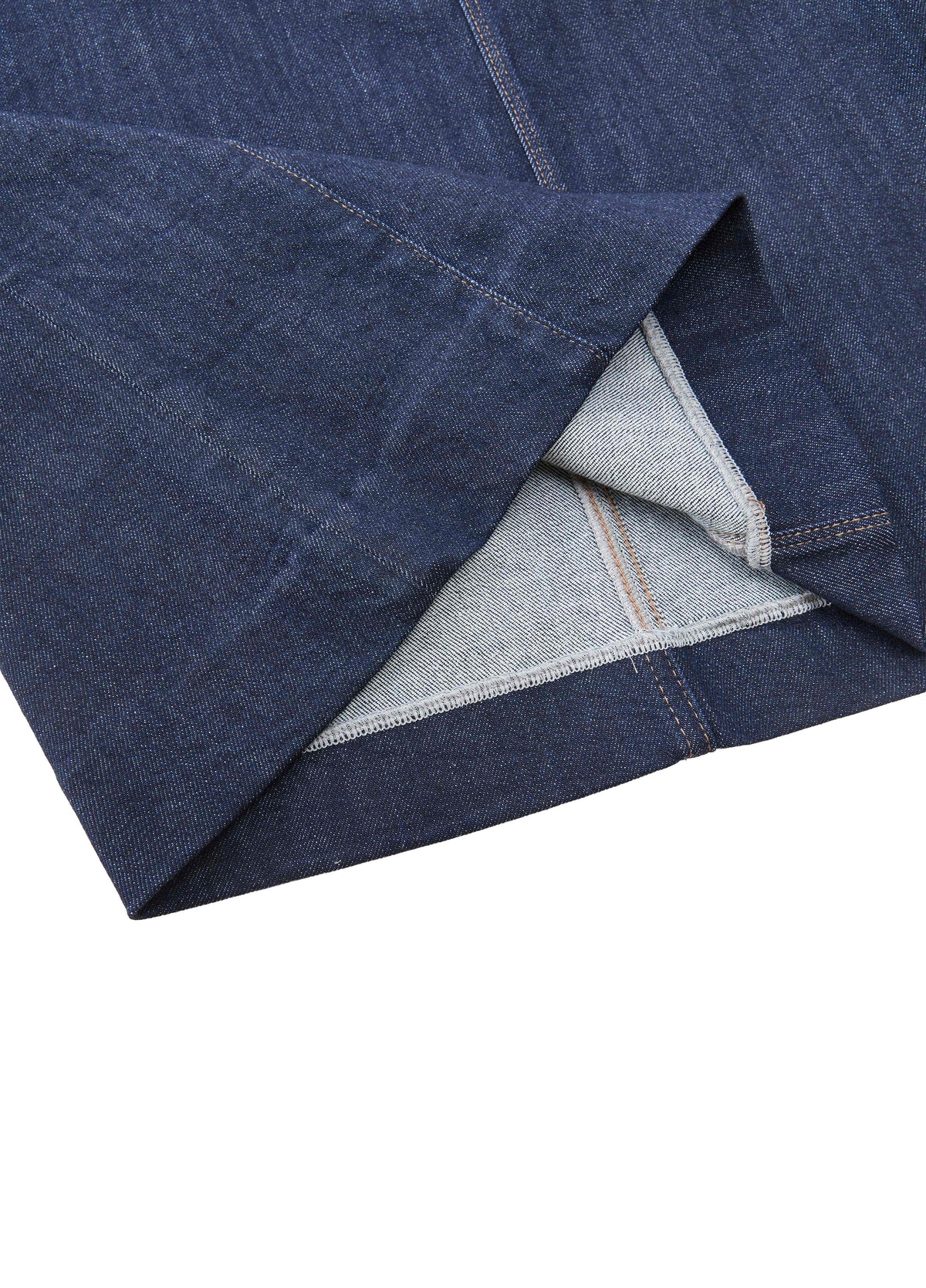 Skirt / JNBY Cotton A-Line Midi Denim Skirt