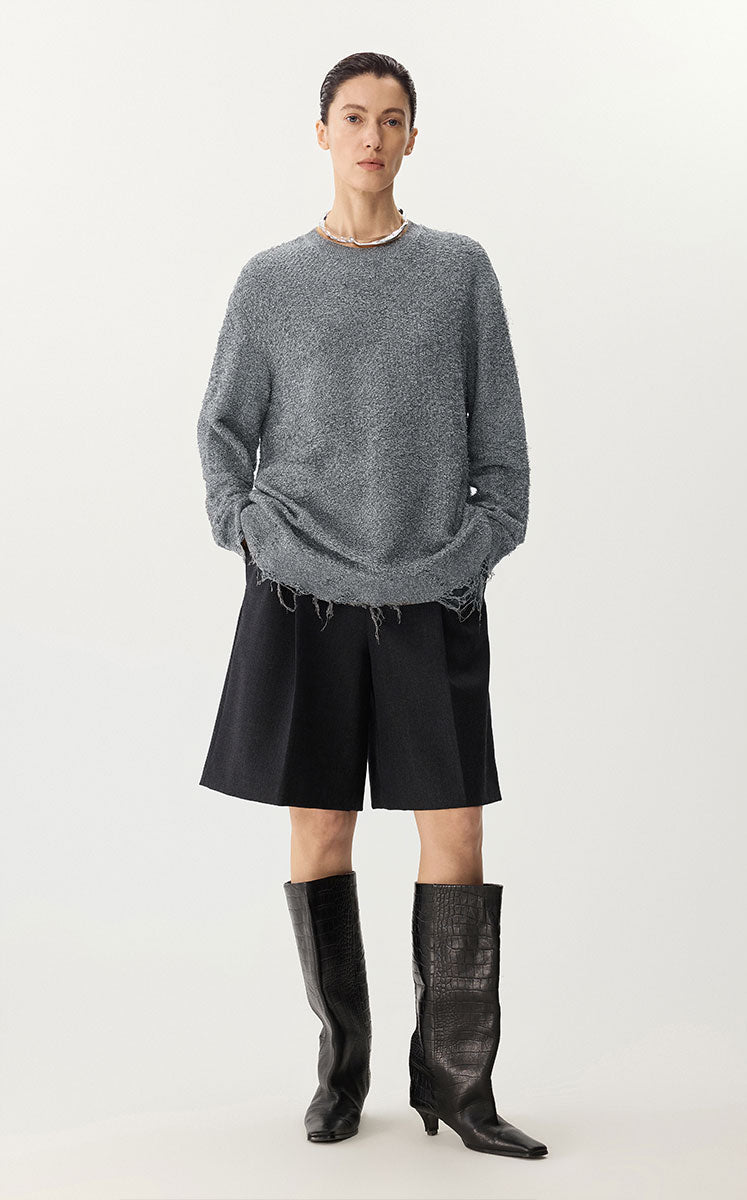 Sweater / JNBY Oversized Pullover Sweater Grey