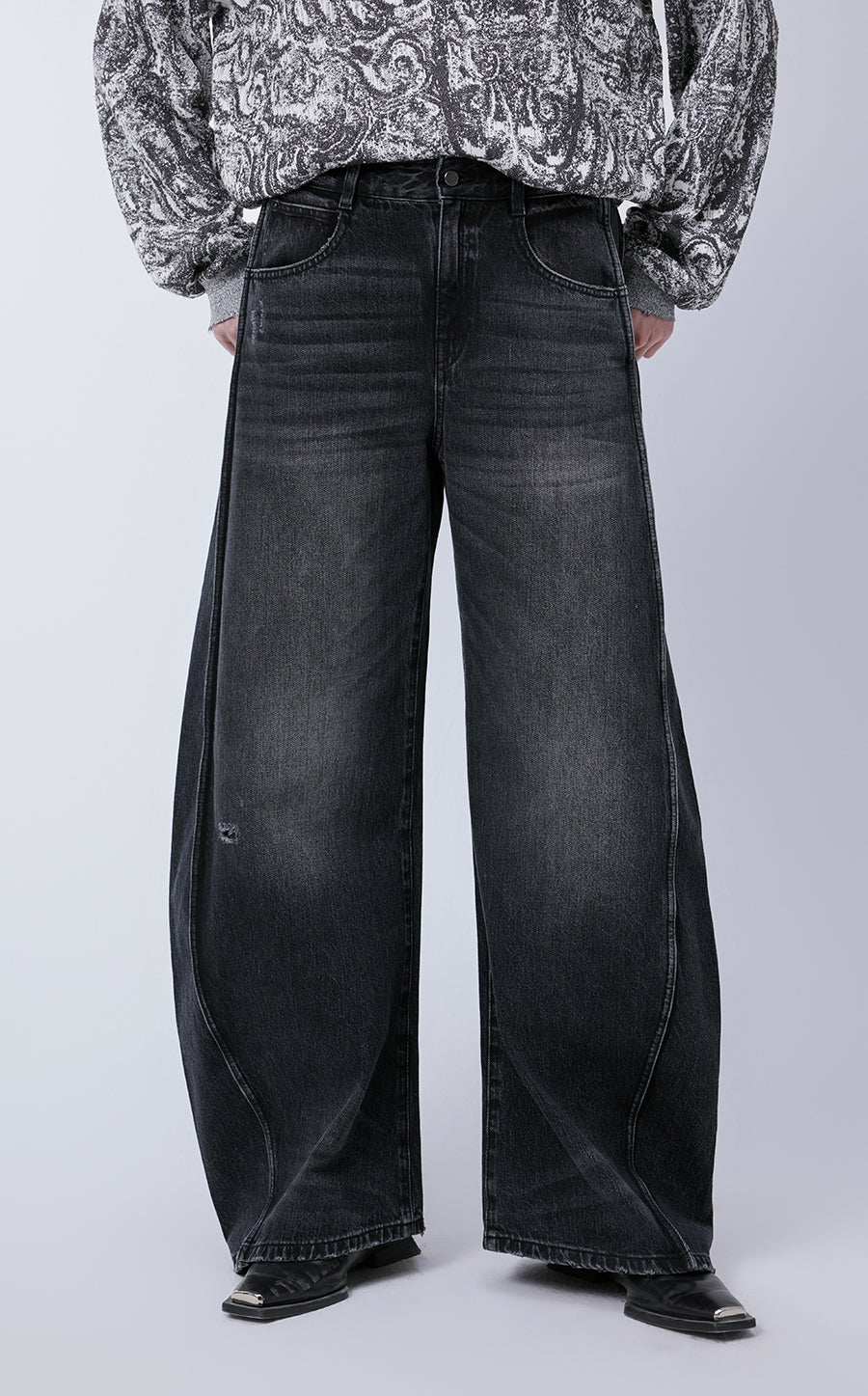 Pants / JNBY Cotton Wide Leg Track pants￡¨Spring 24￡?