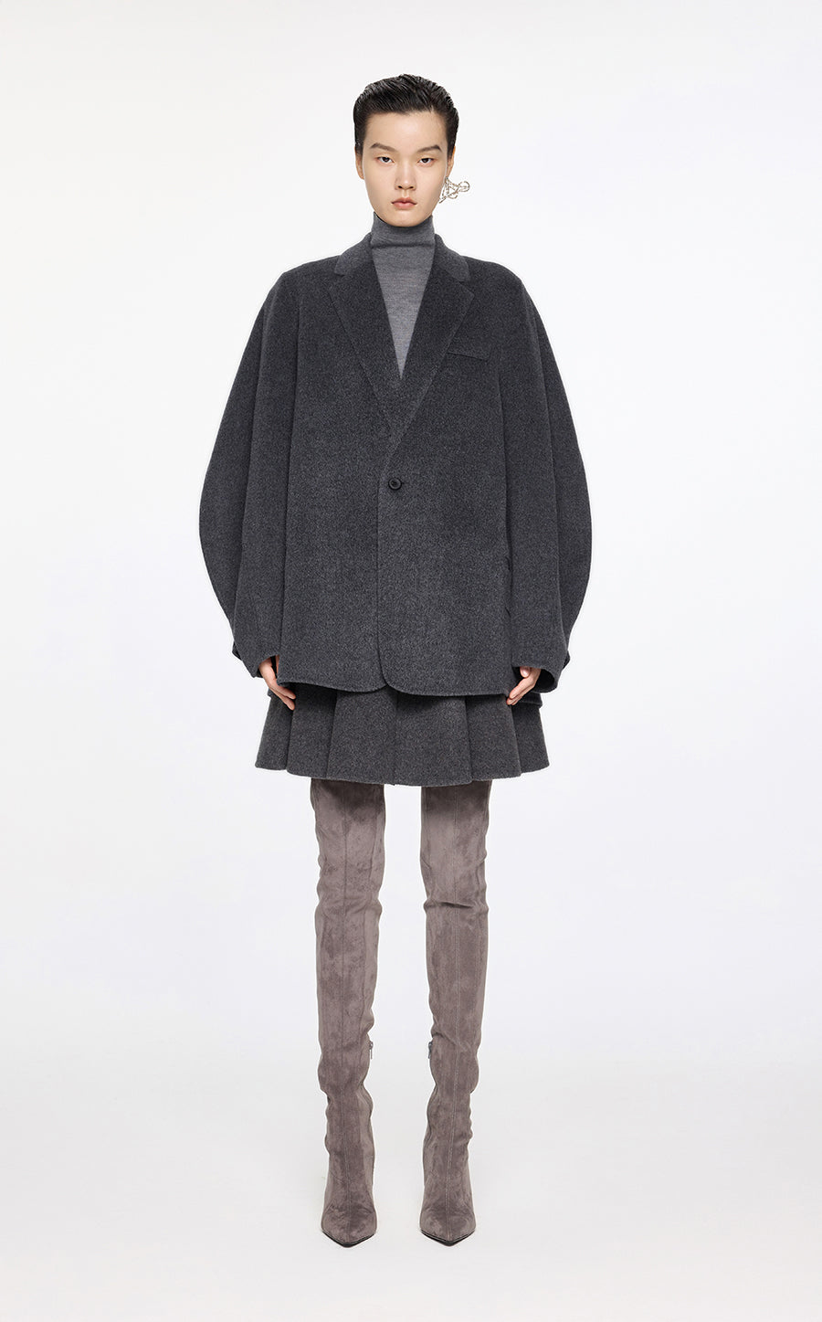 Blazer / JNBY Oversize Wool Blazer Grey