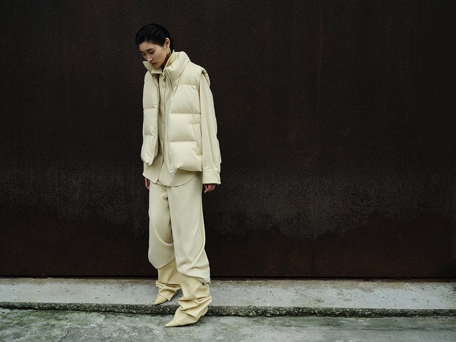 Vest / JNBY Classic Down Vest LemonChiffon