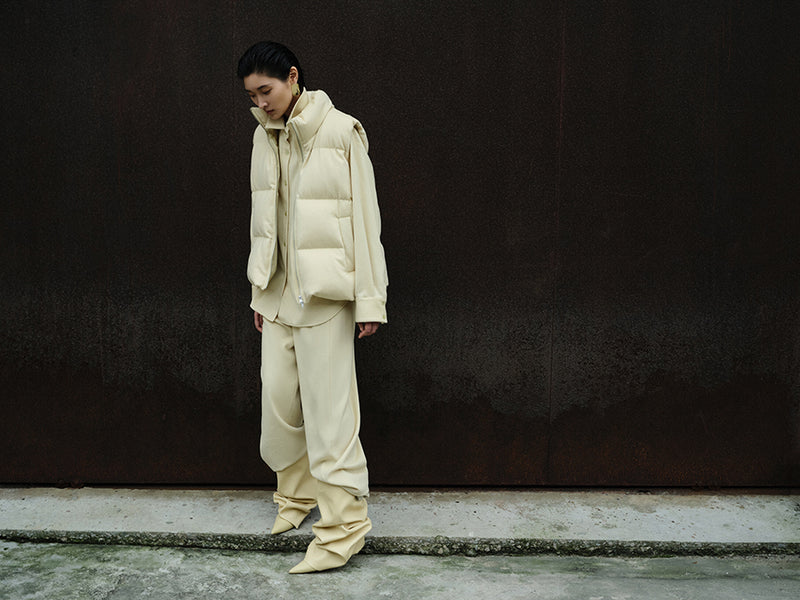 Vest / JNBY Classic Down Vest LemonChiffon