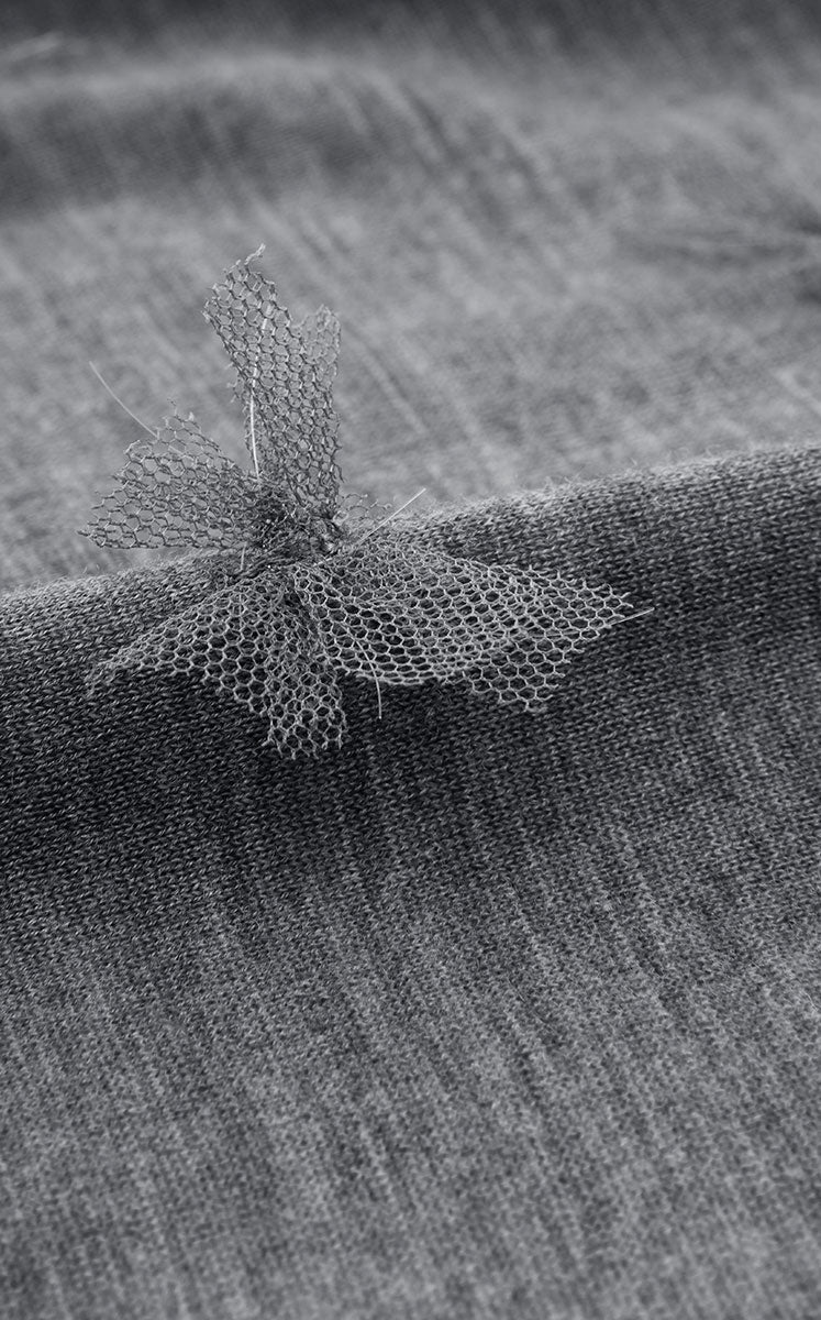 Sweater / JNBY 3D Floral Loose Knit Sweater