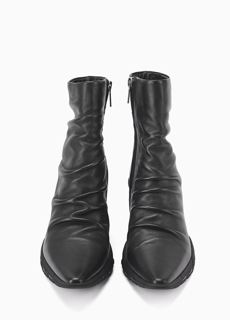 Shoes / JNBY Wool Leather Ankle Boots