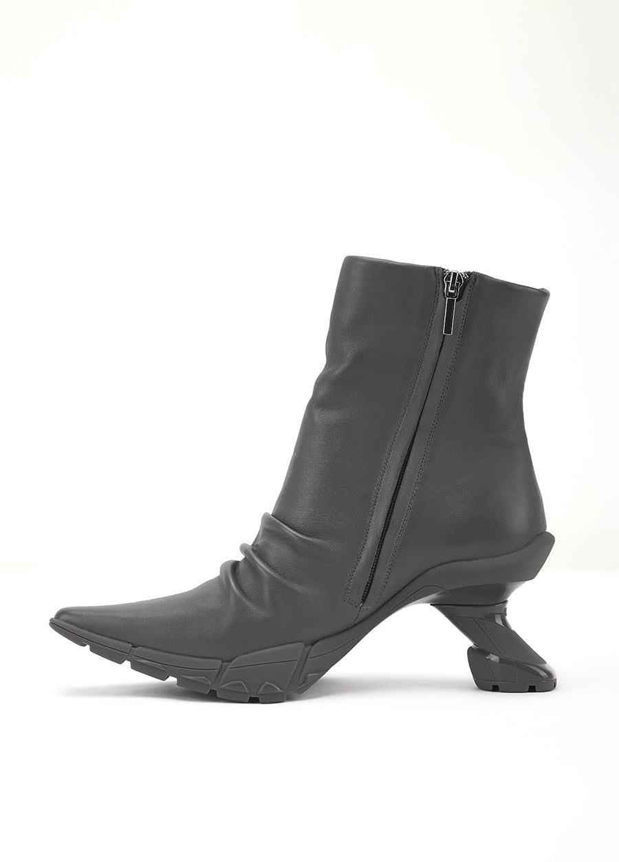 Shoes / JNBY Wool Leather Ankle Boots