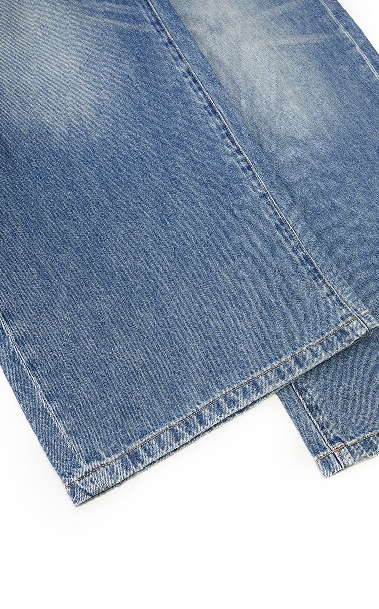 Pants / JNBY Wide-Leg Rolled Denim Trousers