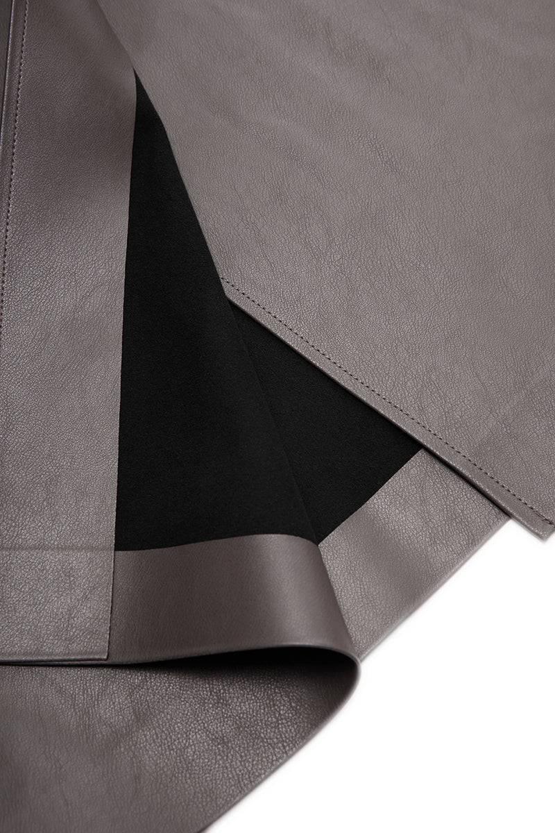Skirt / JNBY Faux Leather Maxi Skirt