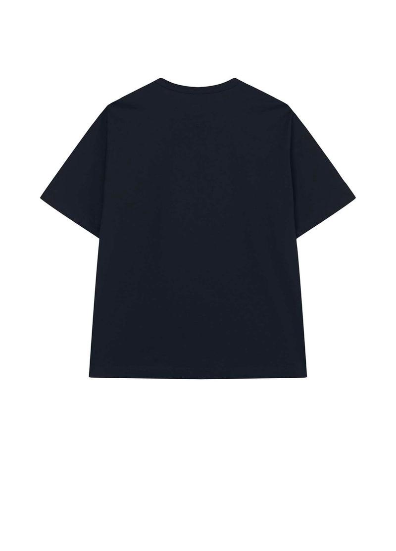 T-Shirt / JNBY Loose Fit Pyramid Print Short Sleeve T-Shirt