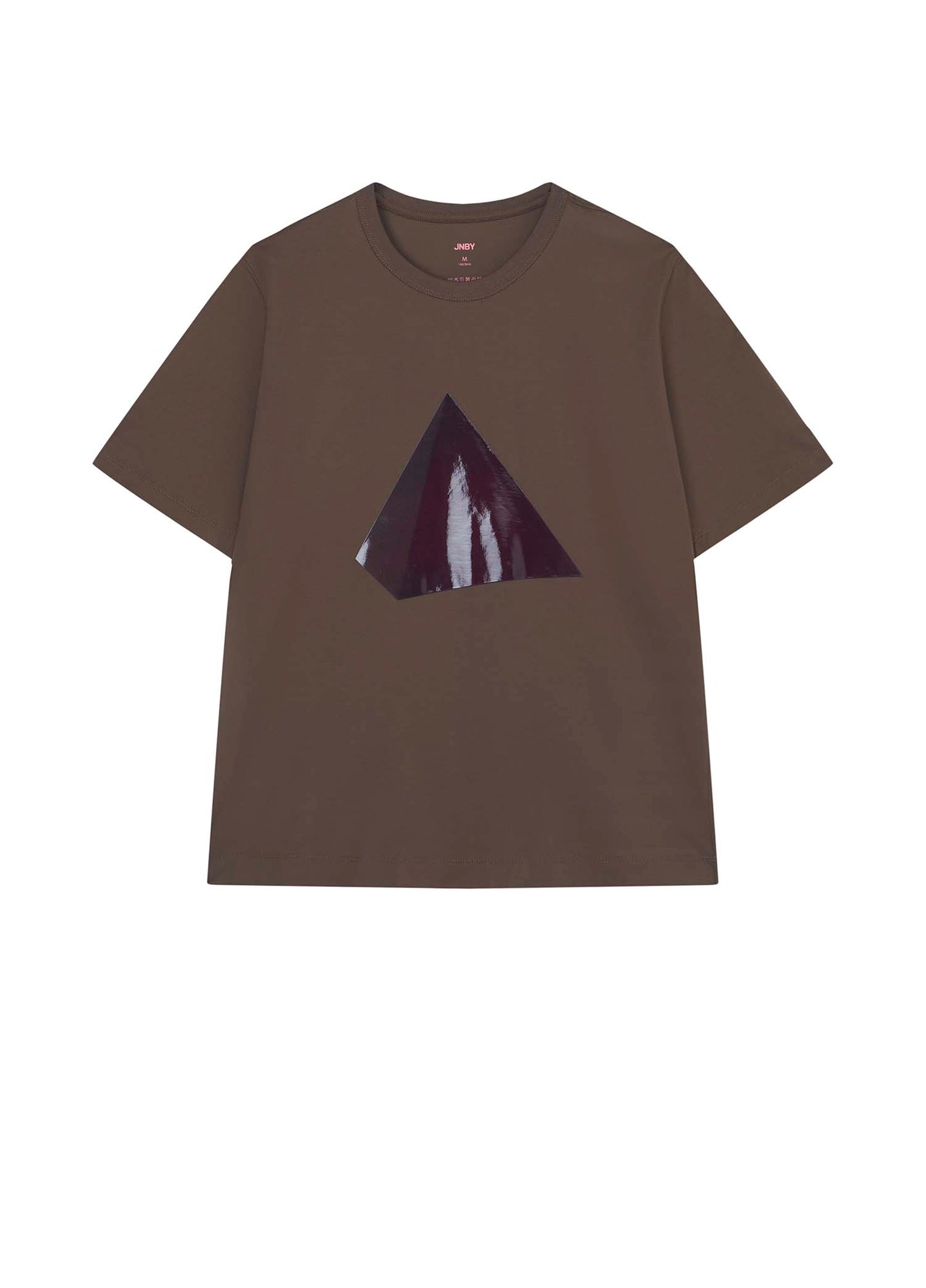 T-Shirt / JNBY Loose Fit Pyramid Print Short Sleeve T-Shirt
