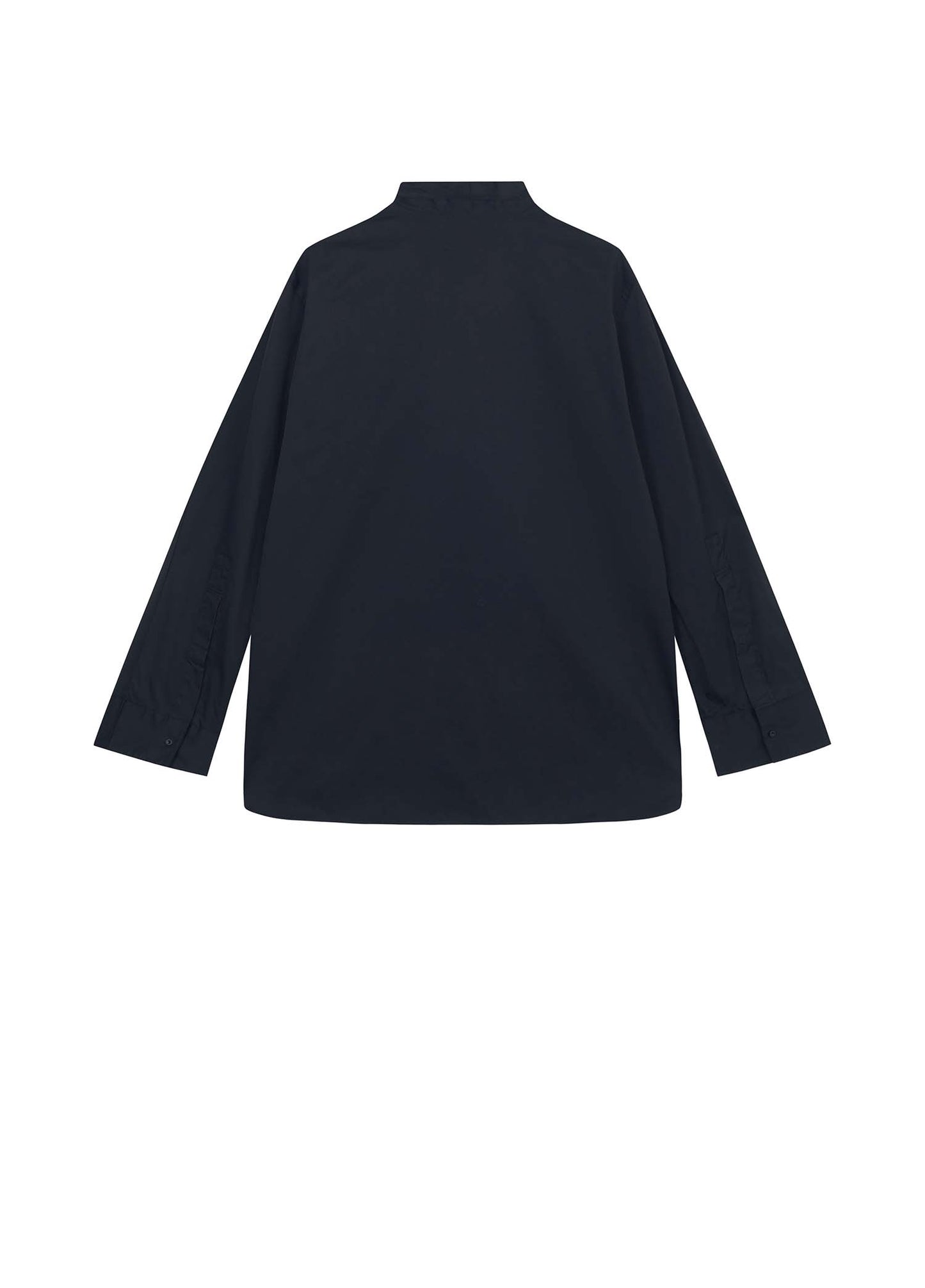 Shirts / JNBY Loose Fit Stand-Collar H-Shape Long Sleeve Shirt